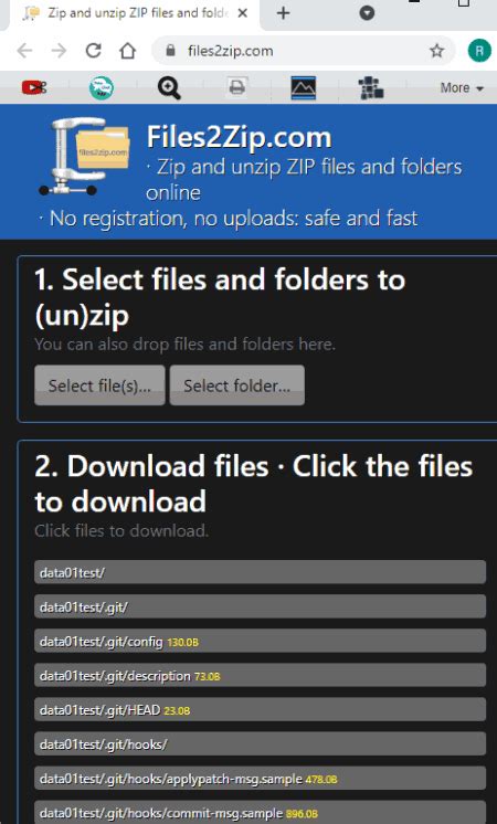 Online ZIP Extractor .